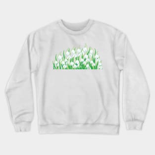 Snowdrop Flowers Crewneck Sweatshirt